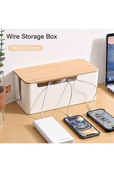 Choice Wire Storage Box Power Plug Board Wire Boxes Socket Data Cable Junction Box Plastic Storage Box w...