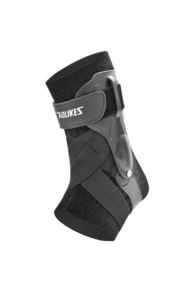 Aolikes M Black AOLIKES 1PCS Ankle Brace for Sprained Ankle, Ankle Support Brace with Side Stabilizers for M