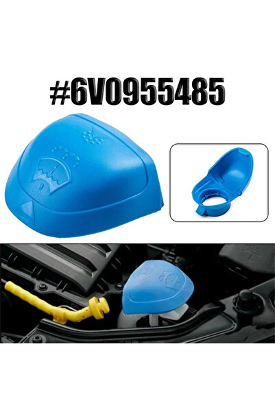 Choice زجاجة رذاذ خزان تنظيف زجاج الزجاج الأمامي باللون الأزرق لسيارات سكودا وأودي وفولكس فاجن وغطاء غسالة السيارات ومساحات مكيف الهواء