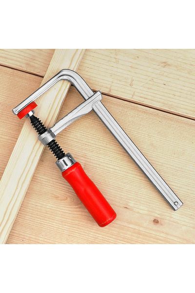 Choice 200mm Allsome 120-300mm Wood Handle Guide Rail Clamps with Screw Action Arm for Woodworking MFT Tab