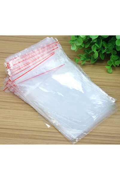 enes ticaret Kilitli Torba 11x14 Cm 100'lü Şeffaf Kilitli Poşet Kilitli Torba