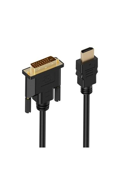 Choice كابل DVI إلى HDTV أسود بطول 1.5 متر، كابل HD إلى DVI متوافق، كابل محول 1.5 متر و3 متر بدقة 1080 بكسل وDVI D 24 1 Pin