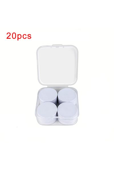 Choice 20pcs 20pcs/50pcs 13.56mhz Ntag215 Coins Cards With Adhesive Backing 504 Bytes Iso/iec 14443 A 25mm