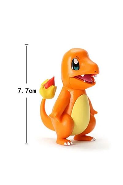 Choice Charmander 5-8cm Pokemon Anime Figure Pikachu Charmander Squirtle Bulbasaur Psyduck Cute Doll Pet Ac