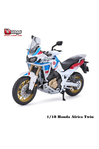 Choice Honda Africa Twin Bburago 1:18 Simulation Alloy Motorcycle Honda Africa Twin Adventure Authorized M