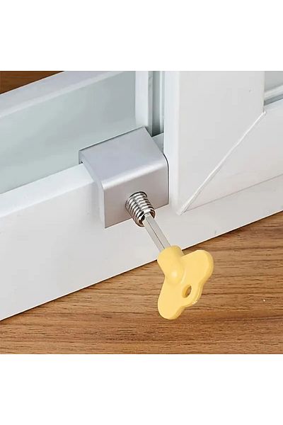 Choice 2pcs Window Lock Buckle Fixed Aluminum Alloy Screen Sliding Window Child Protection Safety Househ...