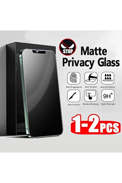 Choice11 قطعتان لهاتف آيفون 13، ونصف قطعة من الزجاج المقوى غير اللامع لحماية ...