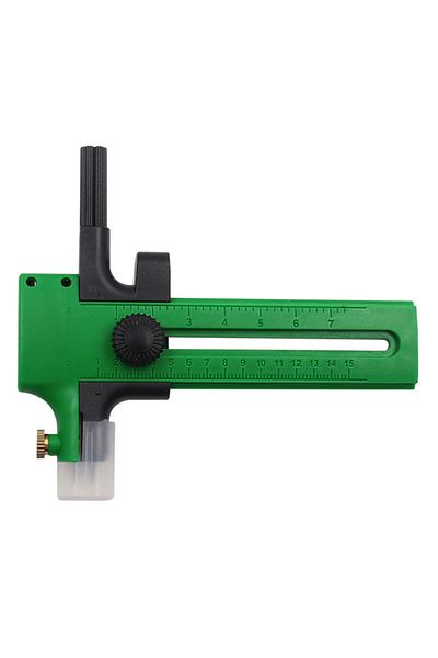 Choice Green 1pcs Circle Cutter Adjustable Circular Cutting Tool For Making Fabric Crafts Diy Scrapbook Art