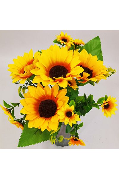 Choice Sunflower Artificial Sunflower Bouquet Silk Sunflower Fake Flowers Diy Wedding Bouquet Decoration Ar