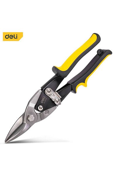 Deli Dl20030 Multifunctional Metal Sheet Cutting Scissor Aviation Snip Straight Cutter Scissor Indus