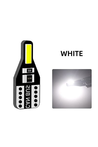 Choice 10 قطع T10 W5W LED Canbus 194 168 7020 Cob 2SMD أضواء داخلية للسيارة مصباح القراءة إسفين لمبة بيضاء...