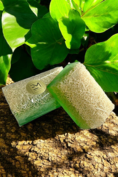 EM AMANOS BEAUTY Doğal Kabak Lifli Argan Özlü Sabun Anti-Aging Etkisi Cildi Besler ve Onarır Gençlik Kazandırır