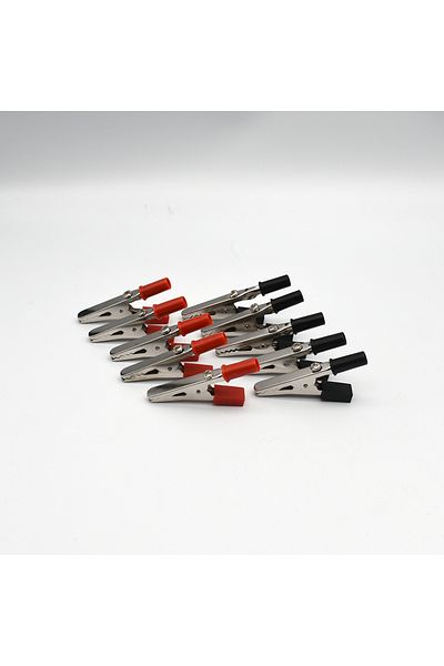 Choice 10 Pieces Metal Alligator Clips Test Clips, Electronic Product Test Clips With Screws And Solder ...