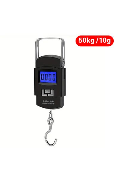 Choice 10g 50kg 50kg/10g Electronic Digital Scale Hanging Hook Fishing Travel Double Precision Luggage Wei