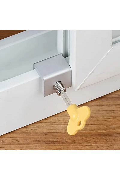 Choice 2pcs Window Lock Buckle Fixed Aluminum Alloy Screen Sliding Window Child Protection Safety Househ...