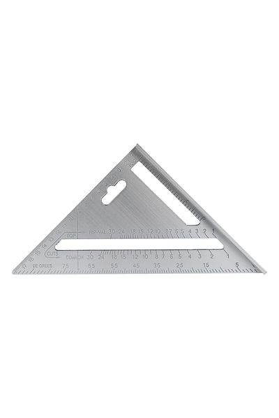 Choice 1 Pc 7" British Tripod Aluminium Angle Protractor For Woodworkers Carpenter's Tools 90 Degree Thick