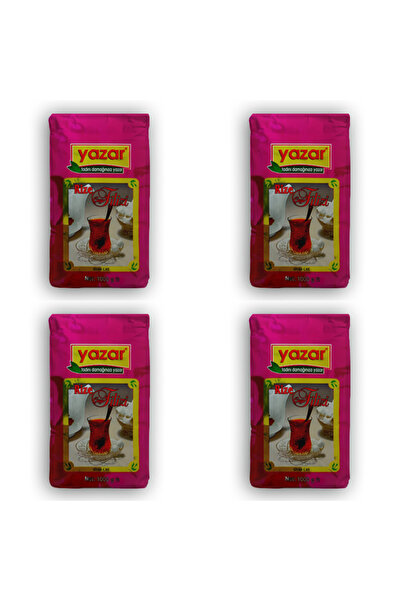 YAZAR شاي فيليز 1 كجم × 4 عبوات + (500 جرام 1 عبوة عصا مسحوق سكر هدية)