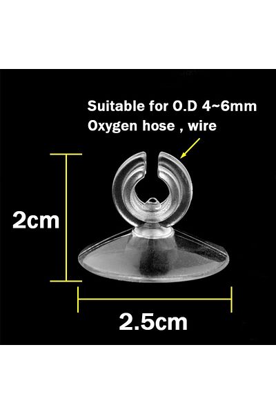 Choice White 5pcs Aquarium Sucker Suction Cup For 4mm Air Line Pipe Tube Wire Holder Used Sucker For Glass