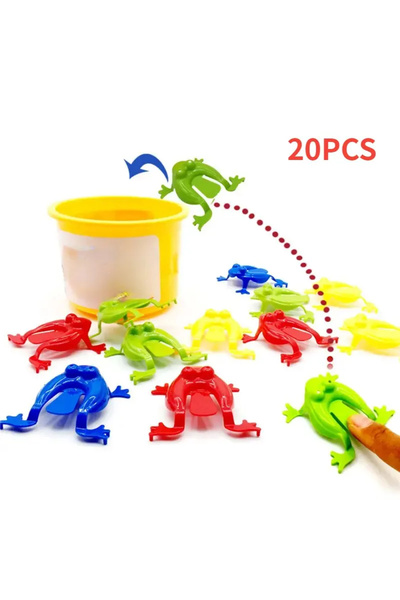 Choice 20 قطعة من الضفدع القافز 20 قطعة من الضفدع القافز بلون سادة ضفدع قافز ...