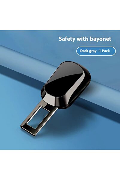 Choice مشبك حزام الأمان للسيارة باللون الأسود مع زر واحد لتحرير مقبس الإدخال ...