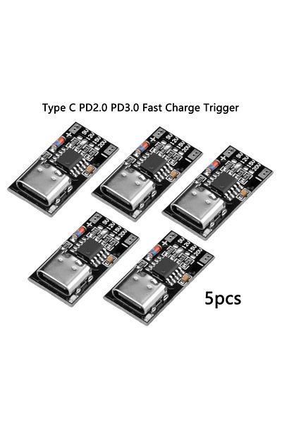 Choice China 5pcs Type C Pd2.0 Pd3.0 Fast Charge Trigger Polling Detector Usb Boost Power Supply Change Mod