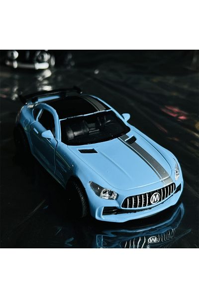 Choice Blue Car Super Sports Car Simulation Alloy Model Children's Sports Car Toy Boy Car Model Cake Orname