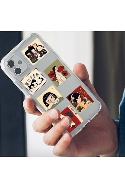 Choice 50 Pcs 50pcs Vintage Classic Japanese Anime Scrapbook Stickers Diy Diary Laptop Luggage Skateboard G