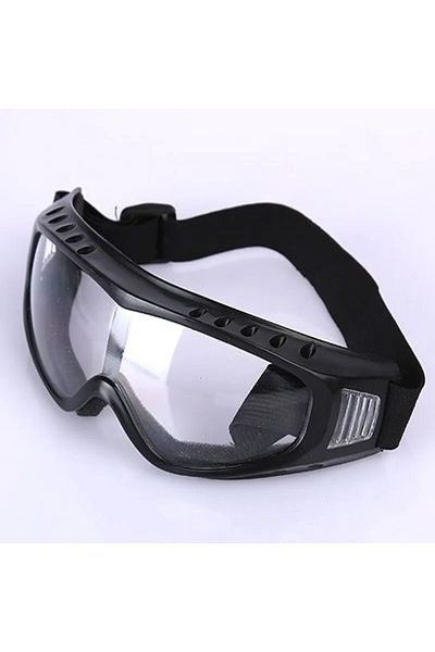 Choice WHITE Double-layer Outdoor Windshield Labor Protection Glasses PC Lens Protective Head-mounted Adult