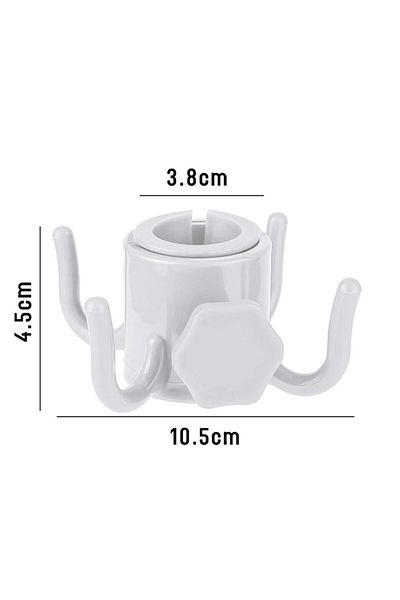 Choice White Cy 1 Piece Of Polypropylene White Beach Umbrella Four-corner Hook Outdoor Umbrella Umbrella Su