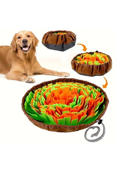 Choice Chenglv Washable Felt Pet Sniffing Pad Foldable Dog Slow Feeding Mat Toy Dog Training Snuff Mat