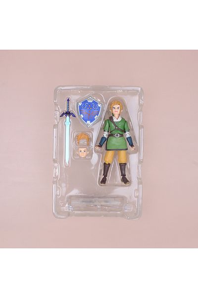 Choice Link The Legend Of Zelda Skyward Sword 14cm Link Action Figure Figma 153 Changeable Accessories Pvc