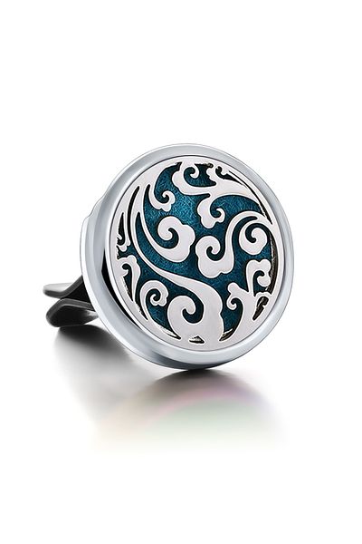 Choice L103 With 10pcs Pads 1pc Refillable Car Air Freshener Perfume Diffuser Clip, Auto Air Vent Car Inter