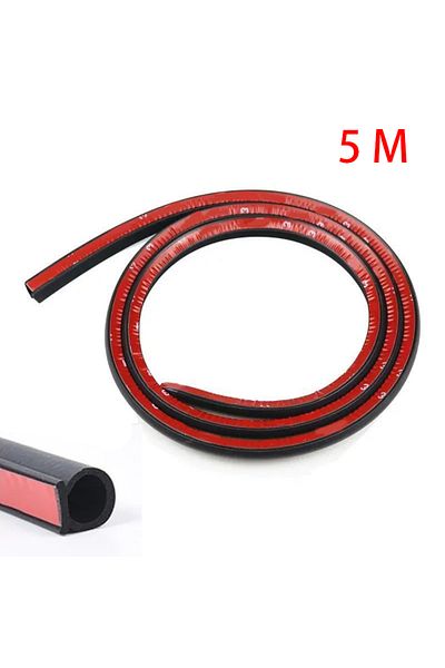 Choice 5m Car Rubber Door Sealing Big D Type Car Door Hood Trunk Seal Strip Universal Noise Insulation Car