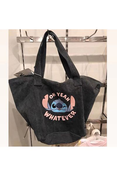 Choice Stitch Cartoon Handbags Large Capacity Anime Tote Casual All-match Satchel Women's Fashion Storag...