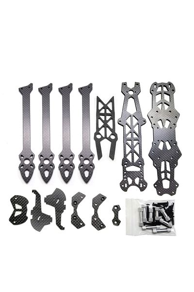 U-Angel-1988 Frame Only Mark4 7inch 295mm With 5mm Arm Quadcopter Frame 3k Carbon Fiber 7" Fpv Freestyle Rc Racin