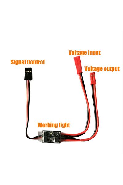 U-Angel-1988 3-30v 2-20a High Current Remote Control Electronic Switch 3-30v Aerial Model Plant Protection Rc Dro