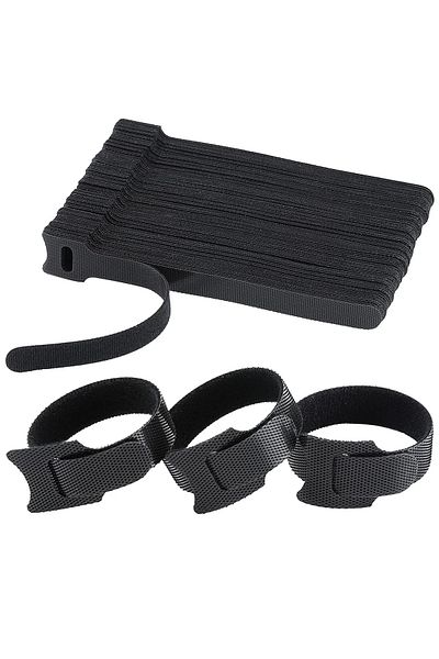 Choice 100pcs 100pcs Releasable Cable Organizer Ties Mouse Earphones Wire Management Nylon Cable Ties Reusa