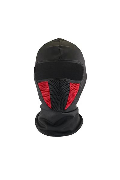 Choice Black-red Full Face Mask Cycling Windproof Headgear Motorcycle Balaclava Breathable Outdoor Sports M