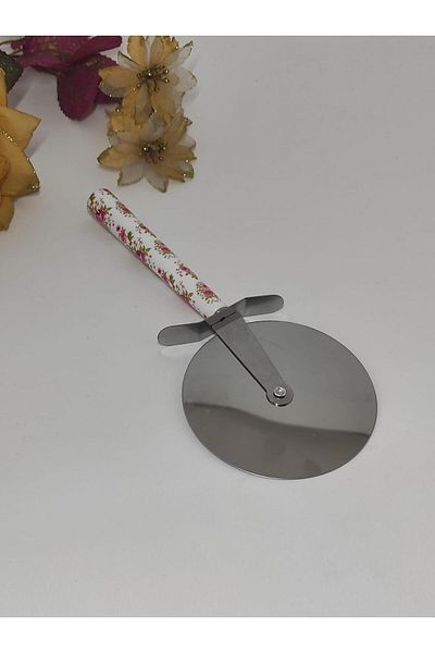 RAMDET Elegant Floral Pattern Luxury Stainless Steel Dough Cutter