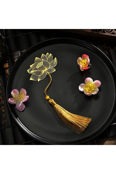 Choice Style 5 1pcs Student Chinese Style Stationery Retro Metal Bookmarks Hollow Ginkgo Biloba Maple Leaf