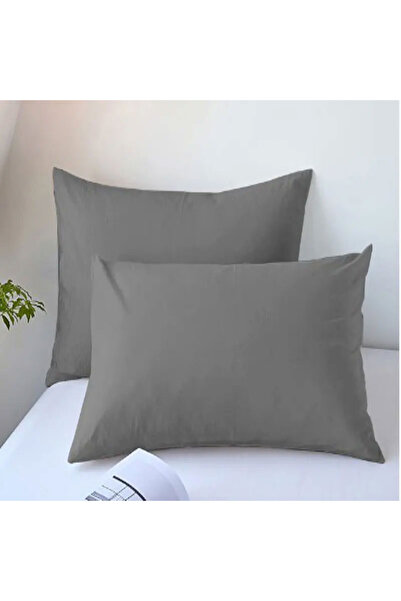 Choice Grey 2pcs Brushed Pillowcase, Soft Breathable Pillowcase, Premium Quality Pillow Covers For Bedroom