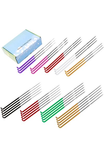 Choice Imzay 35 Pcs Felting Needles Kit Stainless Steel Wool Felt Tools Set Felting Pocked Needles Color...