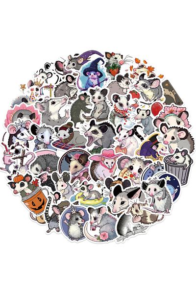 Choice 50pcs All 50pcs Possum Scrapbook Stickers Diy Diary Laptop Luggage Skateboard Graffiti Decal Fun St
