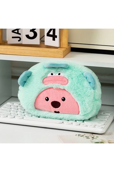 Choice B Miniso Loopy Plush Bag Kawaii Cross Dressing Pencil Case Cute Cartoon Storage Portable High-capac.