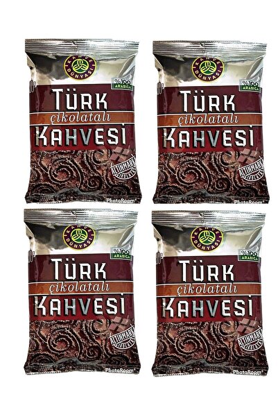 Kahve Dünyası Kahve Dünyası Çikolatalı Türk Kahvesi 100 gr x 4 Adet