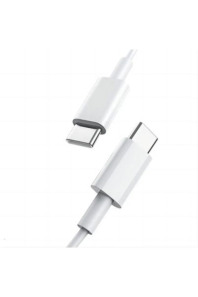 Choice كابل شحن سريع USB C إلى C بطول 1 متر باللون الأبيض 1 متر/3 قدم و2 متر/6 قدم و3 متر/10 قدم للهواتف الذكية التي تعمل بنظام Android وiphone