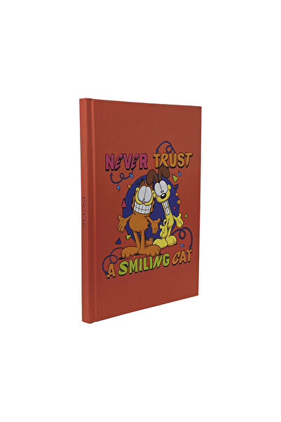 Space License Garfield Never Trust a Hard Cover Ruled Notebook
