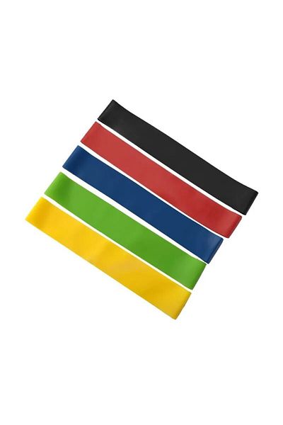 Choice Five Times 5pcs Yoga Tension Belt Fitness Elastic Belt Resistance Belt Squat Butt Aids Tension Ring