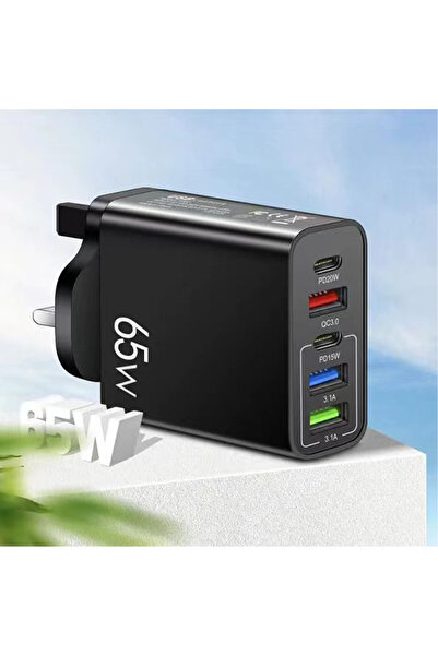 Choice شاحن USB-C أسود بريطاني من النوع C PD لشحن الهواتف المحمولة لأجهزة آيف...