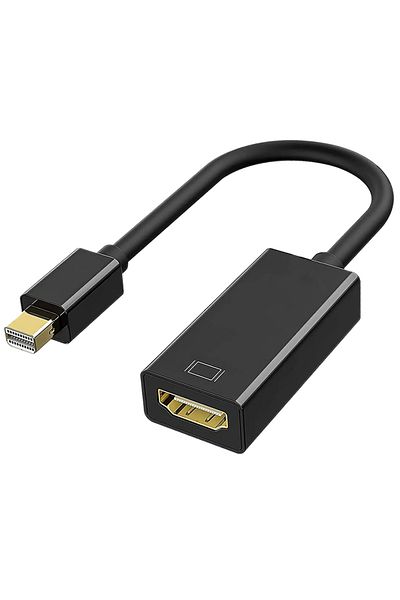 Choice Black-4k Mini Displayport To Hdmi-compatible Adapter 4k/1080p Mini Dp Male To Hd Female Converter Co